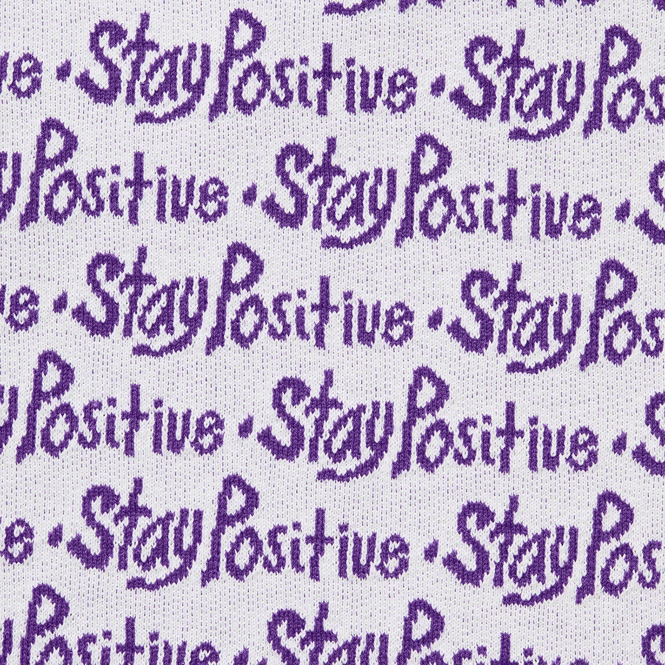 Stay Positive Jacquard S/S Top view 4